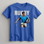 Retro Rugby Graphic Tee, Vintage Style Rugby Shirt, Rugby Player T-Shirt
