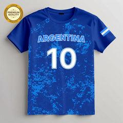 Argentina Soccer 3D T-Shirt – Unisex T-Shirt, Soft Cotton Blend Tee
