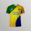 Brazil Football T-Shirt - Dry Fit T Shirt