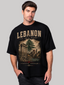 Lebanon Oversized T-Shirt – Country Pride Unisex Graphic Tee