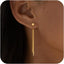 Gold Earrings for Women, 14K Dangle Earrings for Women Trend, Hypoallergenic Long Tassel Drop Chain Delicate Elegant Earrings
