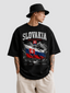 Slovakia Oversized T-Shirt – Country Pride Unisex Graphic Tee