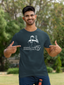 Dhoni Inspired Cricket Graphic T-Shirt | Vintage Captain Edition