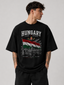 Hungary Oversized T-Shirt – Country Pride Unisex Graphic Tee