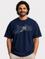 India Tricolor Jet Oversized T-Shirt – Country Pride Unisex Graphic Tee