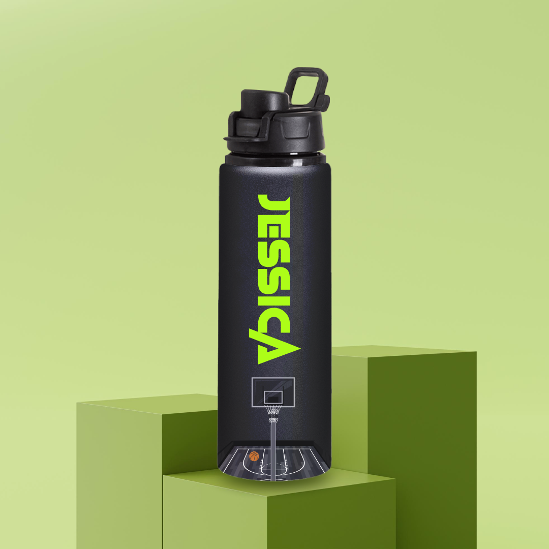 Customized Basketball Water Bottle - 25oz - Add Your Name on Water Bottle Main image