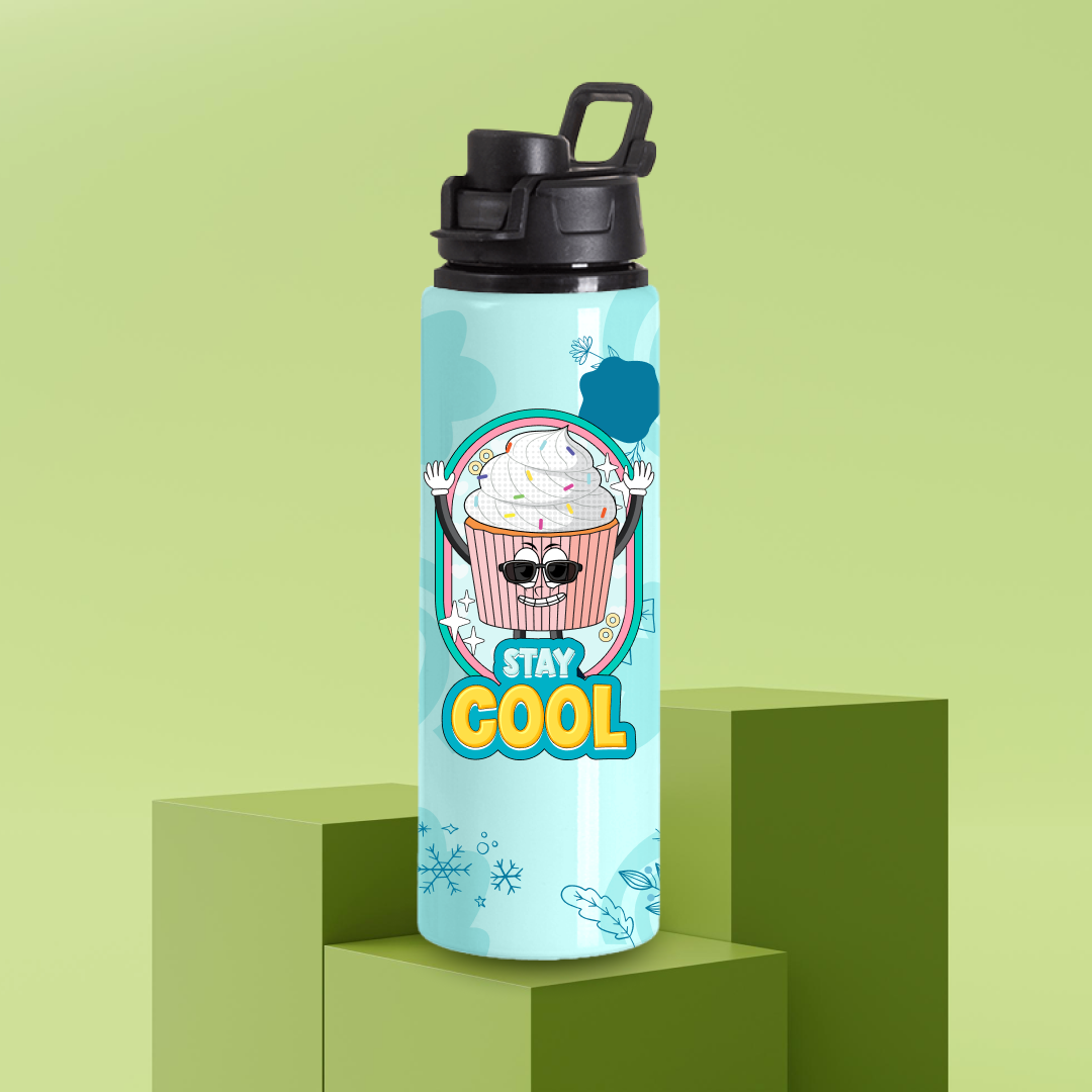 Water Bottle 25oz - Stay Cool Print Water Bottle