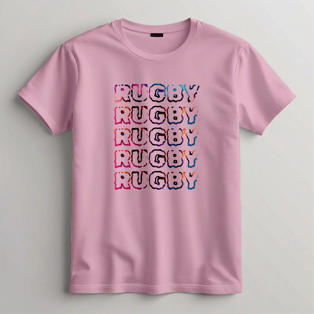 Rugby T-Shirt,Floral Rugby T-Shirt, Rugby Lover Gifts,Rugby Fan Outfit
