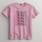 Rugby T-Shirt,Floral Rugby T-Shirt, Rugby Lover Gifts,Rugby Fan Outfit