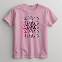 Rugby T-Shirt,Floral Rugby T-Shirt, Rugby Lover Gifts,Rugby Fan Outfit