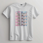 Rugby T-Shirt,Floral Rugby T-Shirt, Rugby Lover Gifts,Rugby Fan Outfit