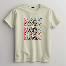 Rugby T-Shirt,Floral Rugby T-Shirt, Rugby Lover Gifts,Rugby Fan Outfit