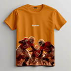 Rugby T Shirt Retro Sports Tee: Vintage Rugby Player Design, Classic Spirit | Soft Cotton Blend, Casual Wear | Durable Print