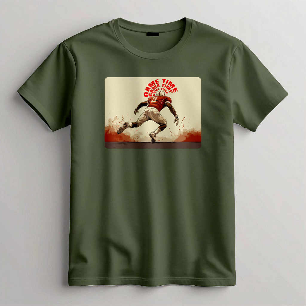 Rugby Comfort Colors T-Shirt, Retro Sport Graphic Tee