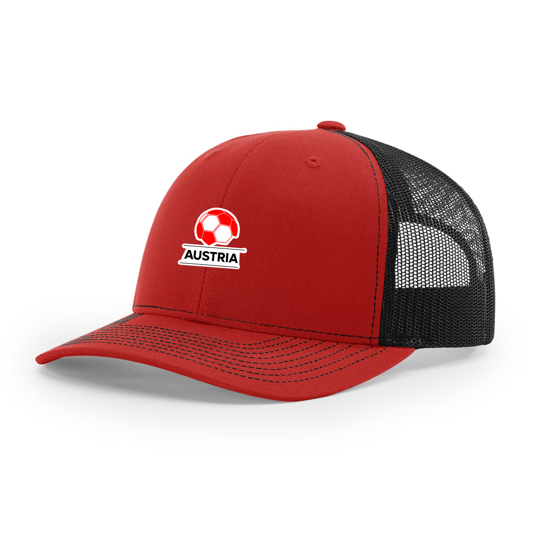 Austria Flag Cap - Football/Basketball Fan Cap