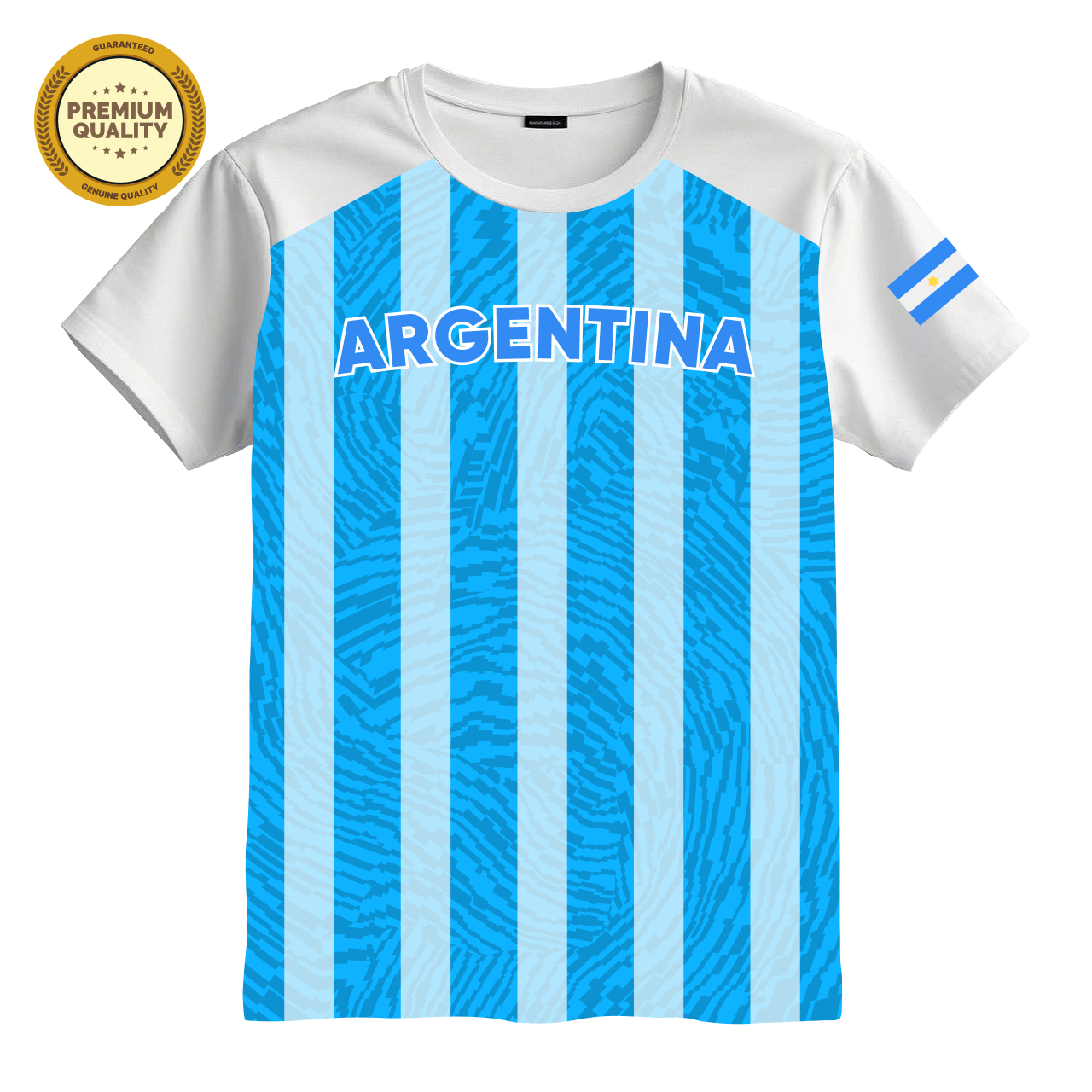 Argentina Soccer 3D T-Shirt – Unisex T-Shirt