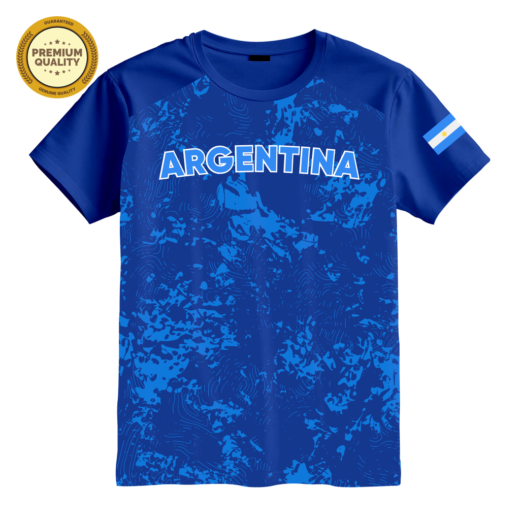 Argentina Soccer 3D T-Shirt – Unisex T-Shirt