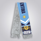 Football World Cup Soccer Fan Fringe Scarf | Argentina Football Stadium Supporter Scarf