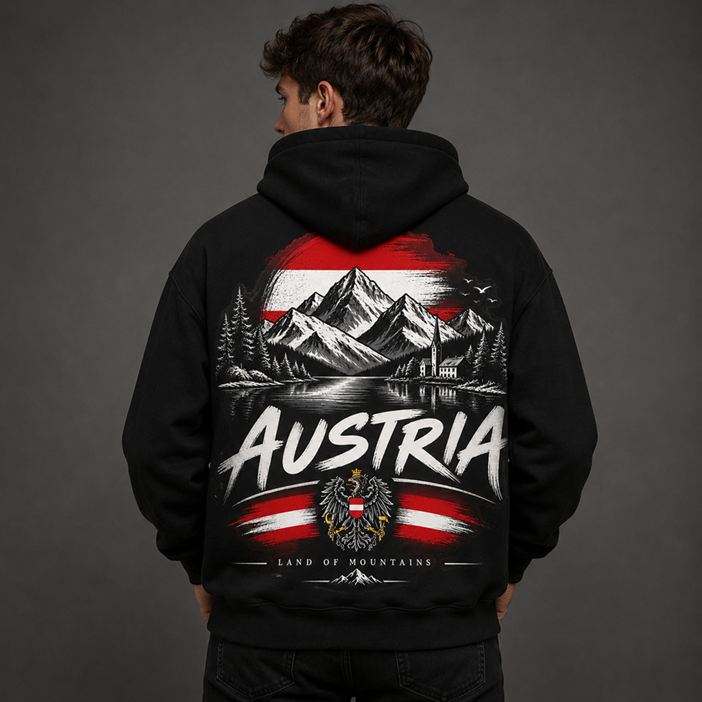 Austria Country Pride Hoodie – Premium Football Fan Hoodie