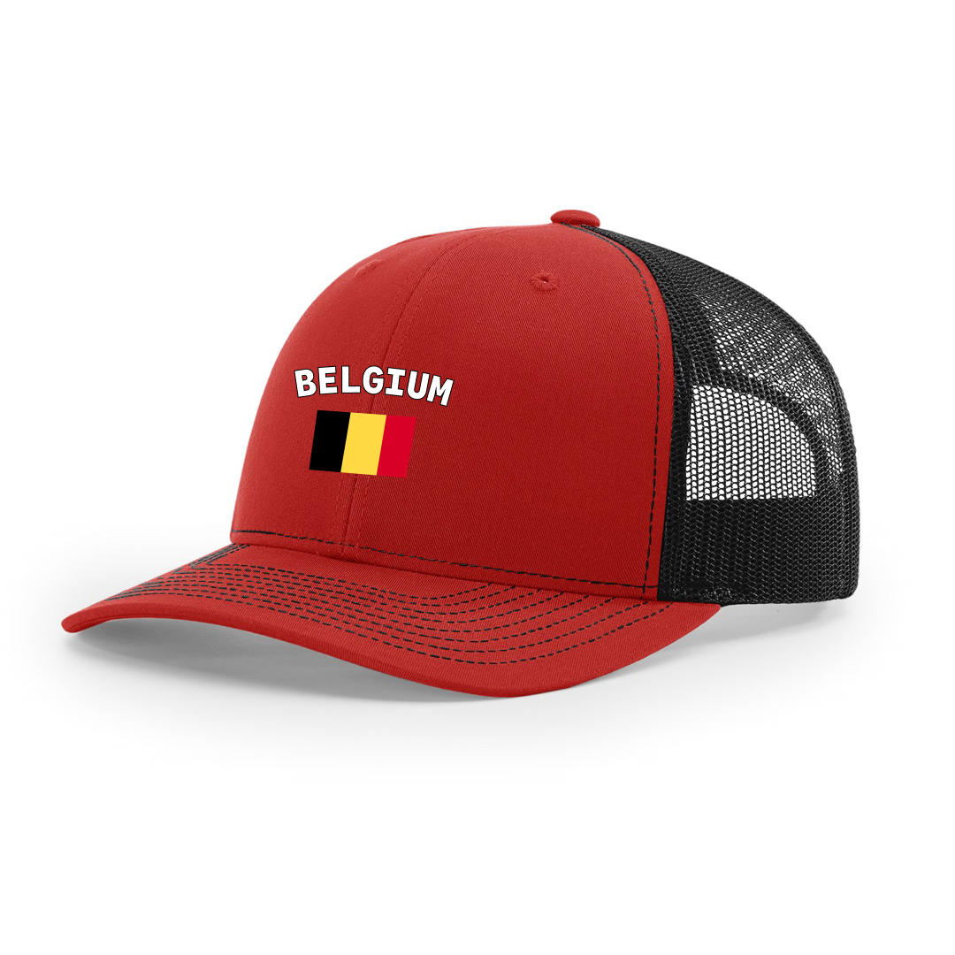 Belgium Flag Cap - Football/Basketball Fan Cap