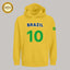 Brazil Soccer Fan Hoodie – 2026 World Cup Football Sweatshirt