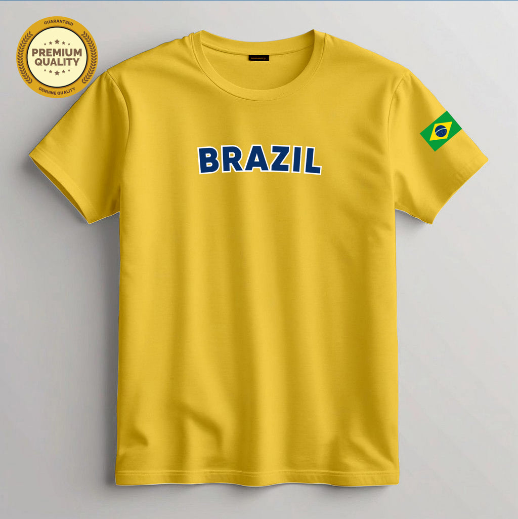 Brazil Football Fan T-Shirt – 2026 Football TShirt