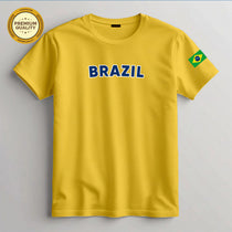 Brazil Football Fan T-Shirt – 2026 Football TShirt