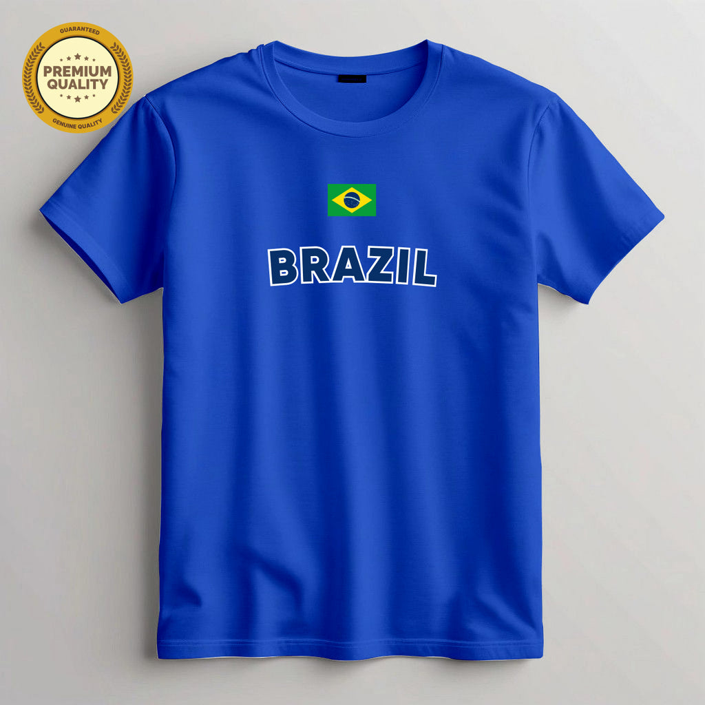 Brazil Football Fan T-Shirt – Premium Quality