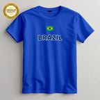 Brazil Football Fan T-Shirt – Premium Quality