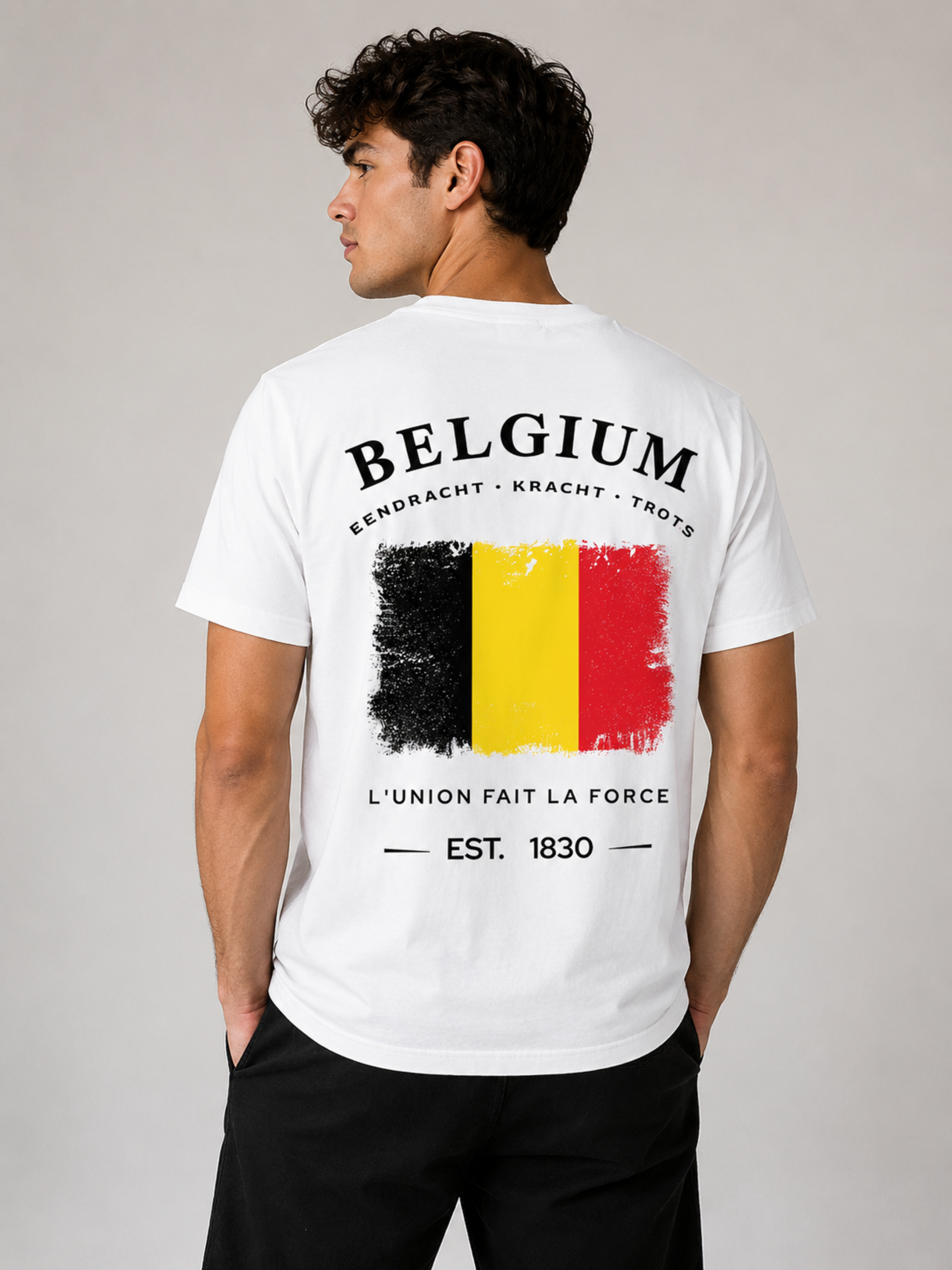 Belgium Graphic Tee – Unisex Country Pride T-Shirt Secondary image