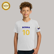 Bosnia Soccer Fan T-Shirt For Boys/Youth – 2026 Football TShirt