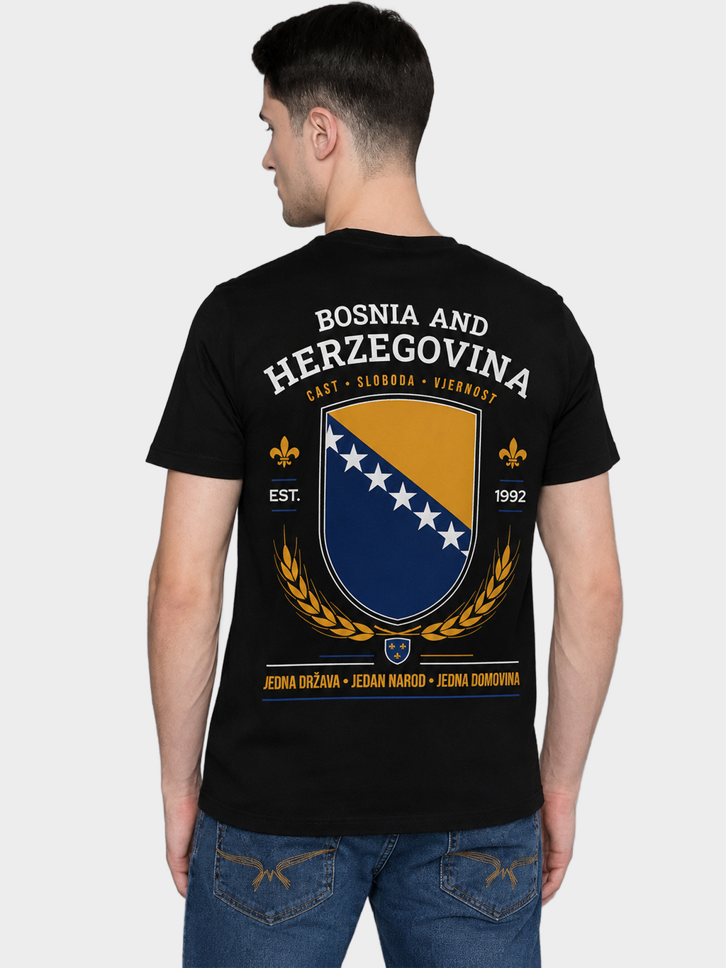Bosnia and Herzegovina Graphic Tee – Unisex Country Pride T-Shirt
