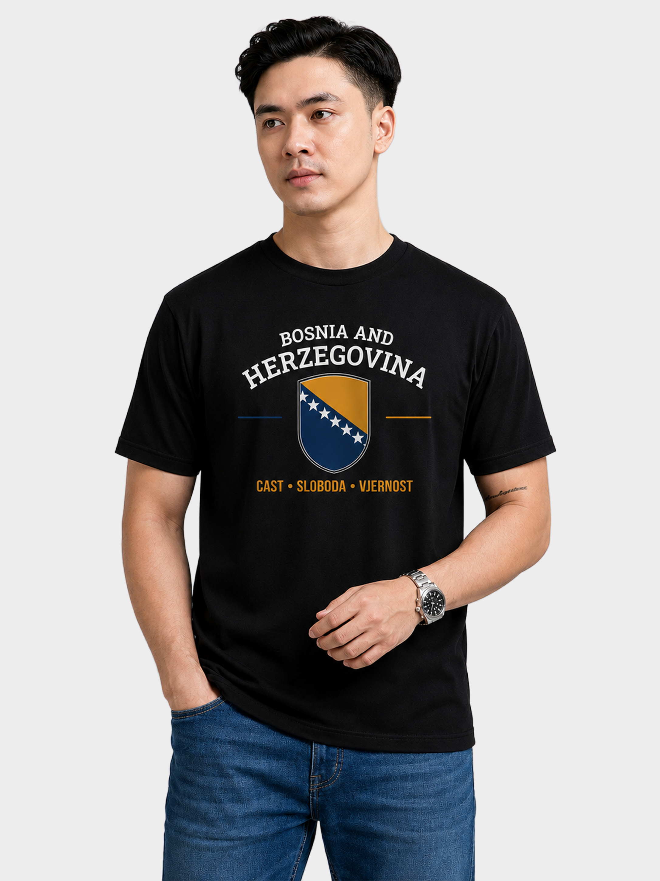 Bosnia and Herzegovina Graphic Tee – Unisex Country Pride T-Shirt Main image