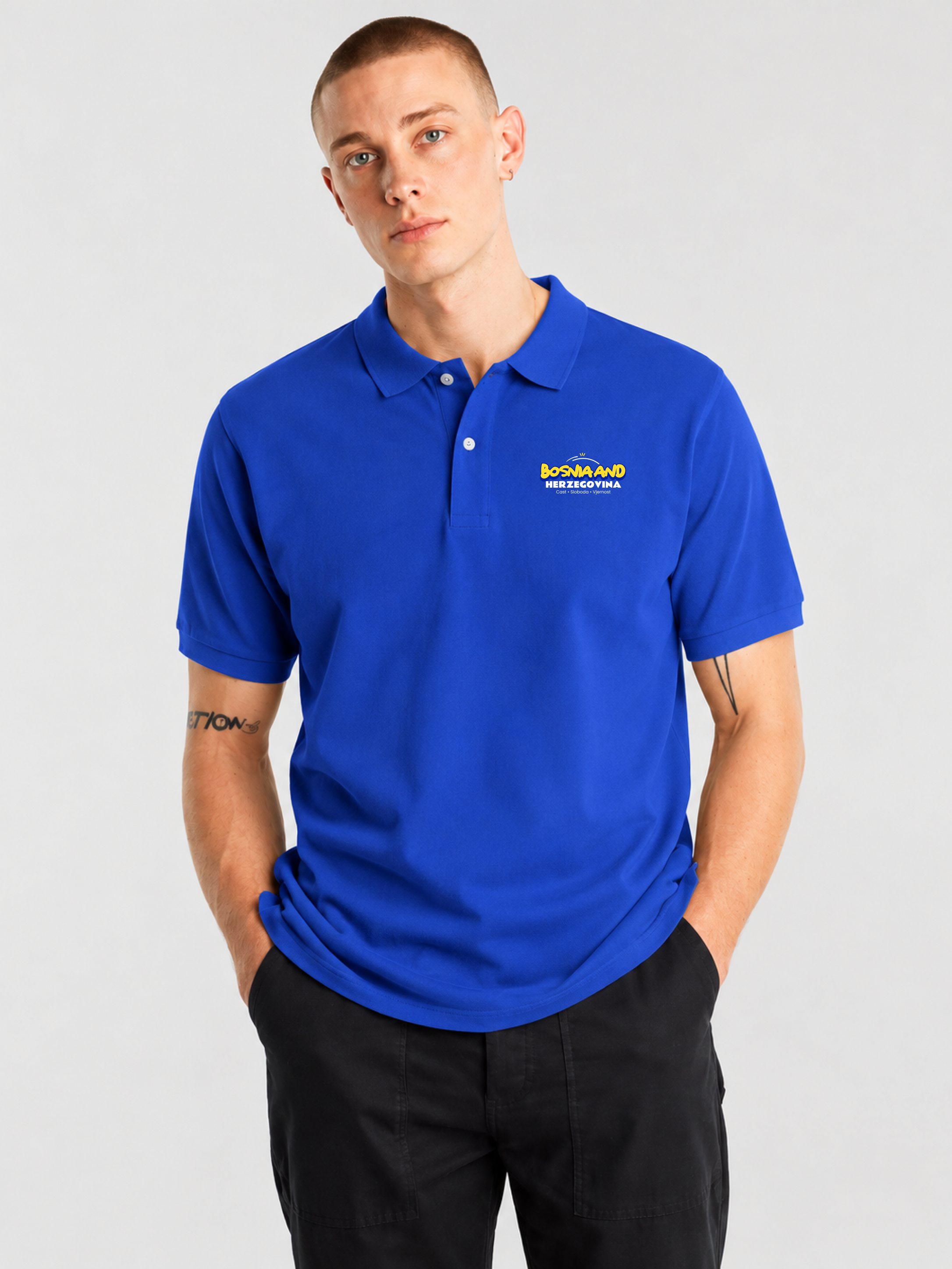 Bosnia and Herzegovina Country Pride Polo T-Shirt – Premium Unisex Polo Tee Main image