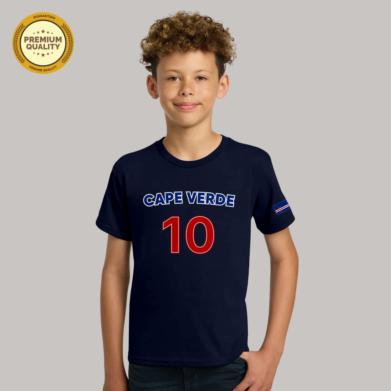 Cape Verde Soccer Fan T-Shirt For Boys/Youth – 2026 Football World Cup TShirt