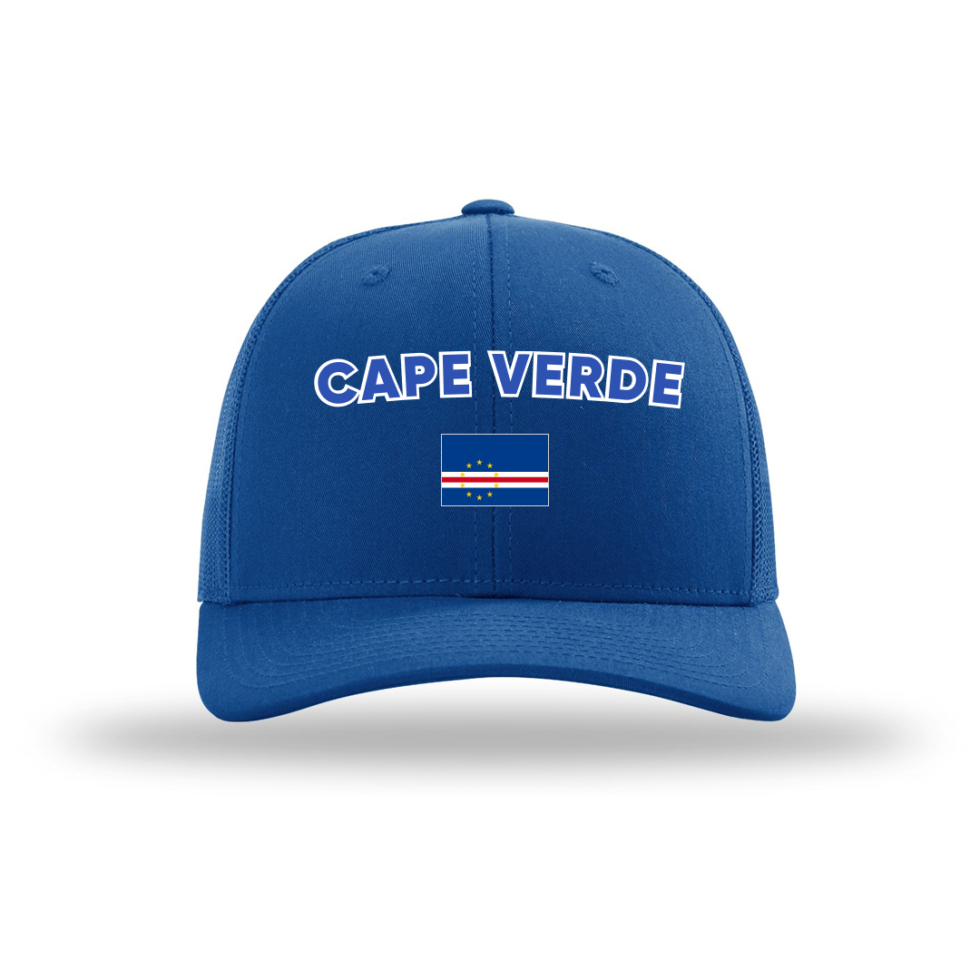 Cape Verde Country Flag Cap - Football/Basketball Fan Cap Main image