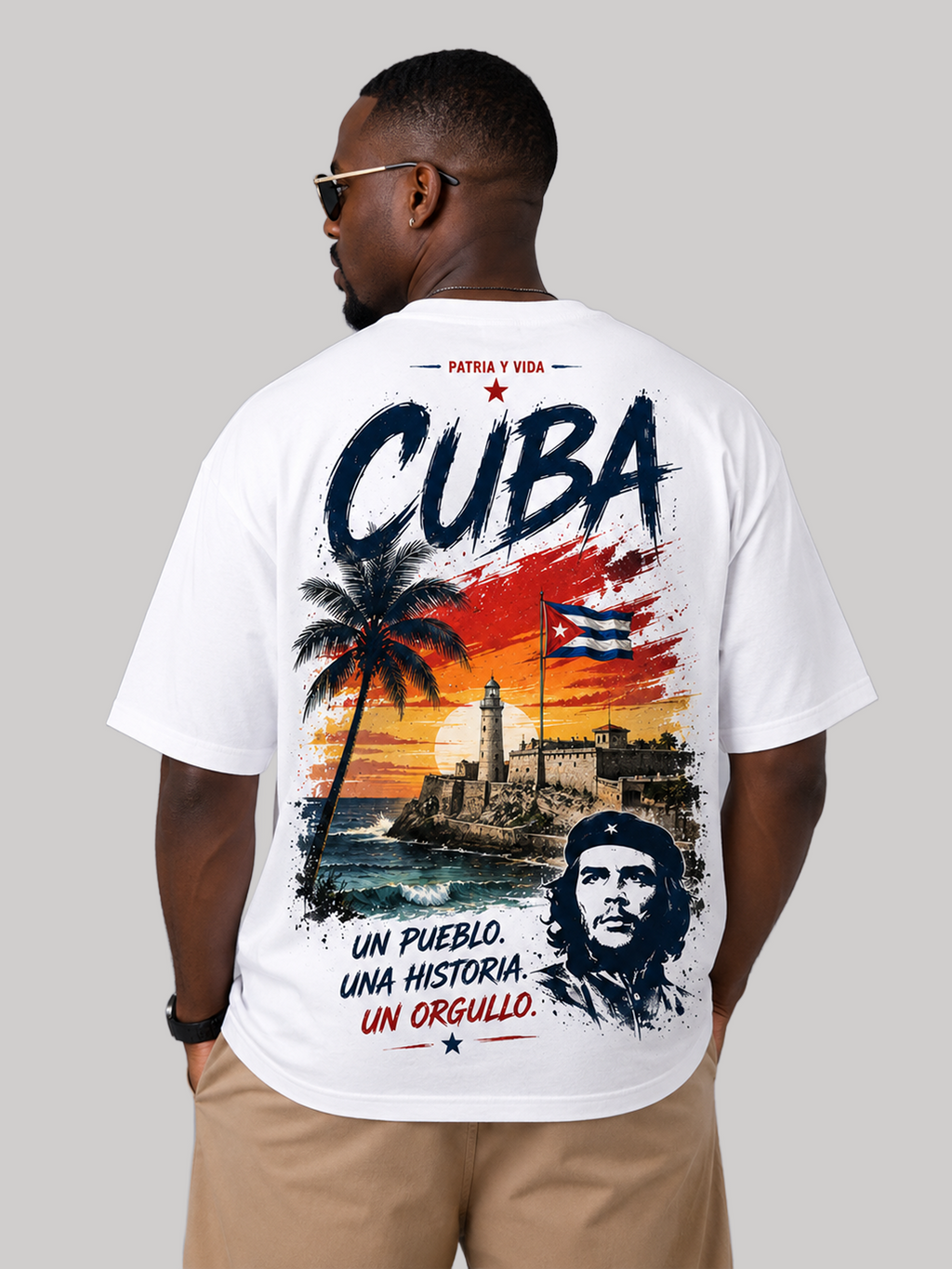 Cuba Oversized T-Shirt – Country Pride Unisex Graphic Tee