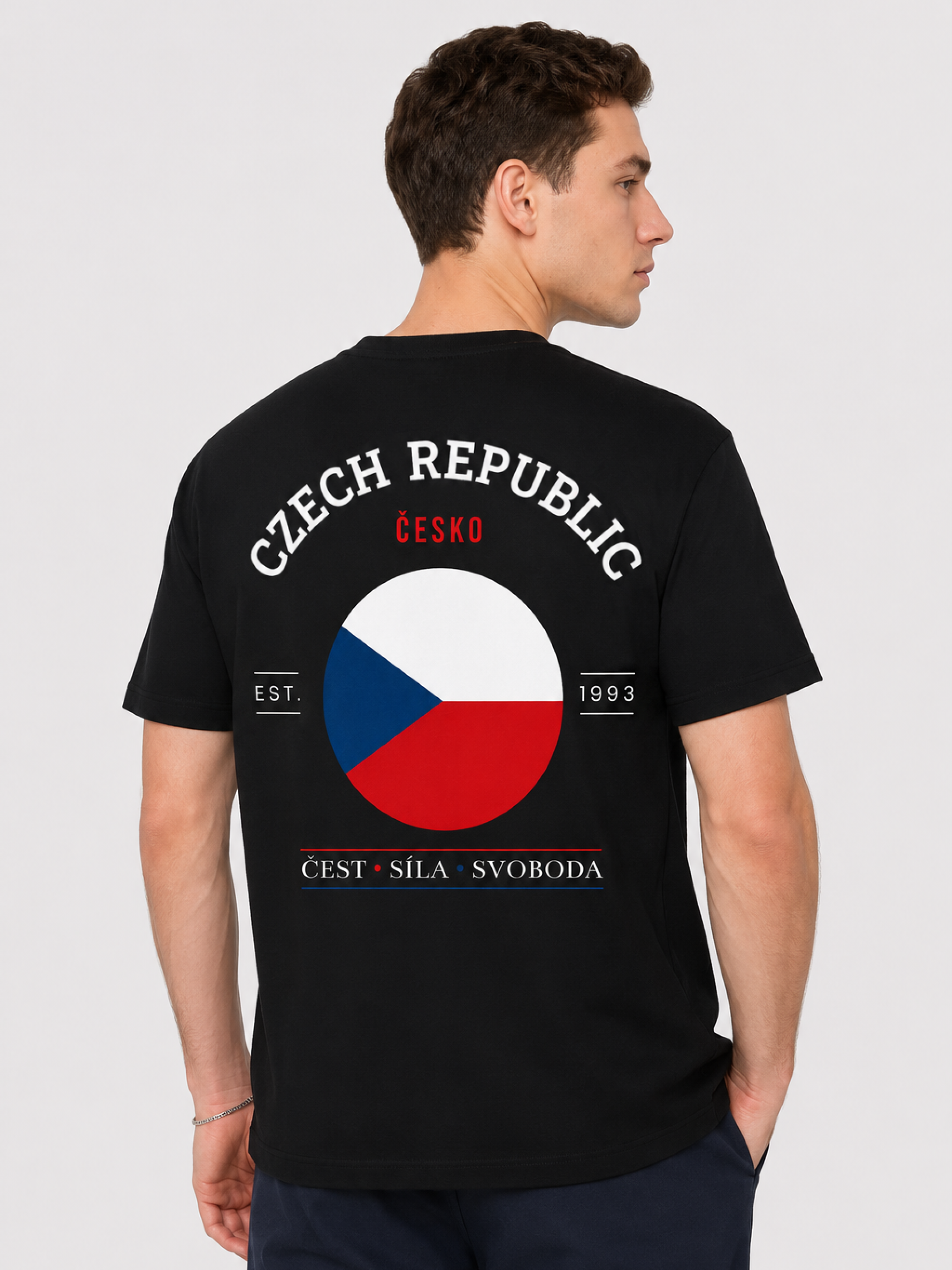 Czech Republic Graphic Tee – Unisex Country Pride T-Shirt Secondary image
