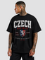 Czech Oversized T-Shirt – Country Pride Unisex Graphic Tee