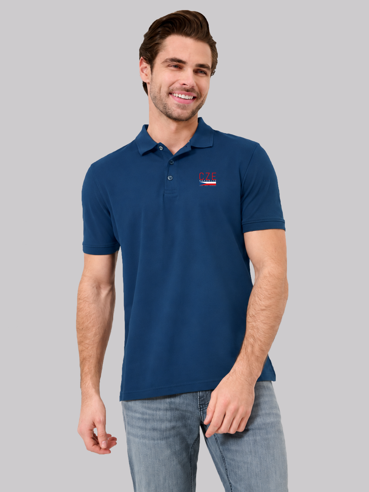 Czech Republic Country Pride Polo T-Shirt – Premium Unisex Polo Tee Main image