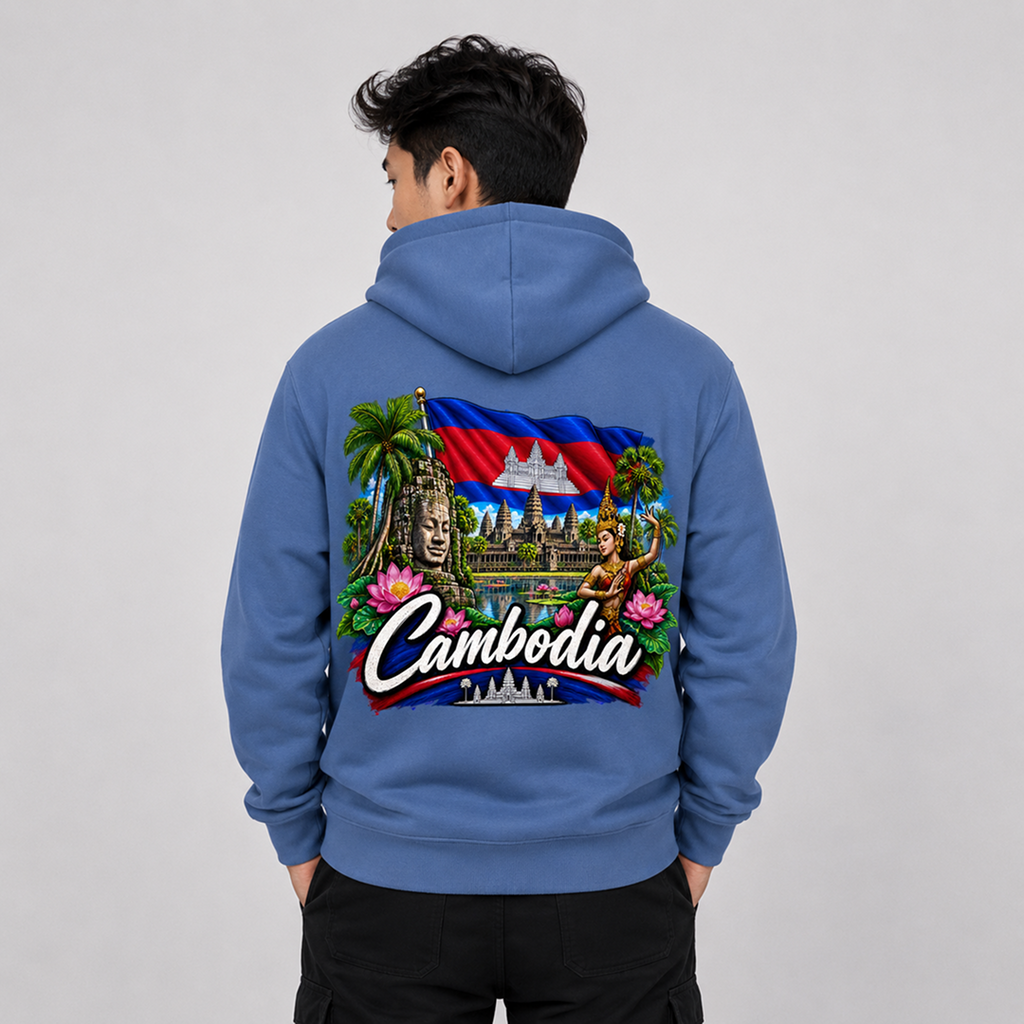 Cambodia Country Pride Hoodie – Premium Football Fan Hoodie