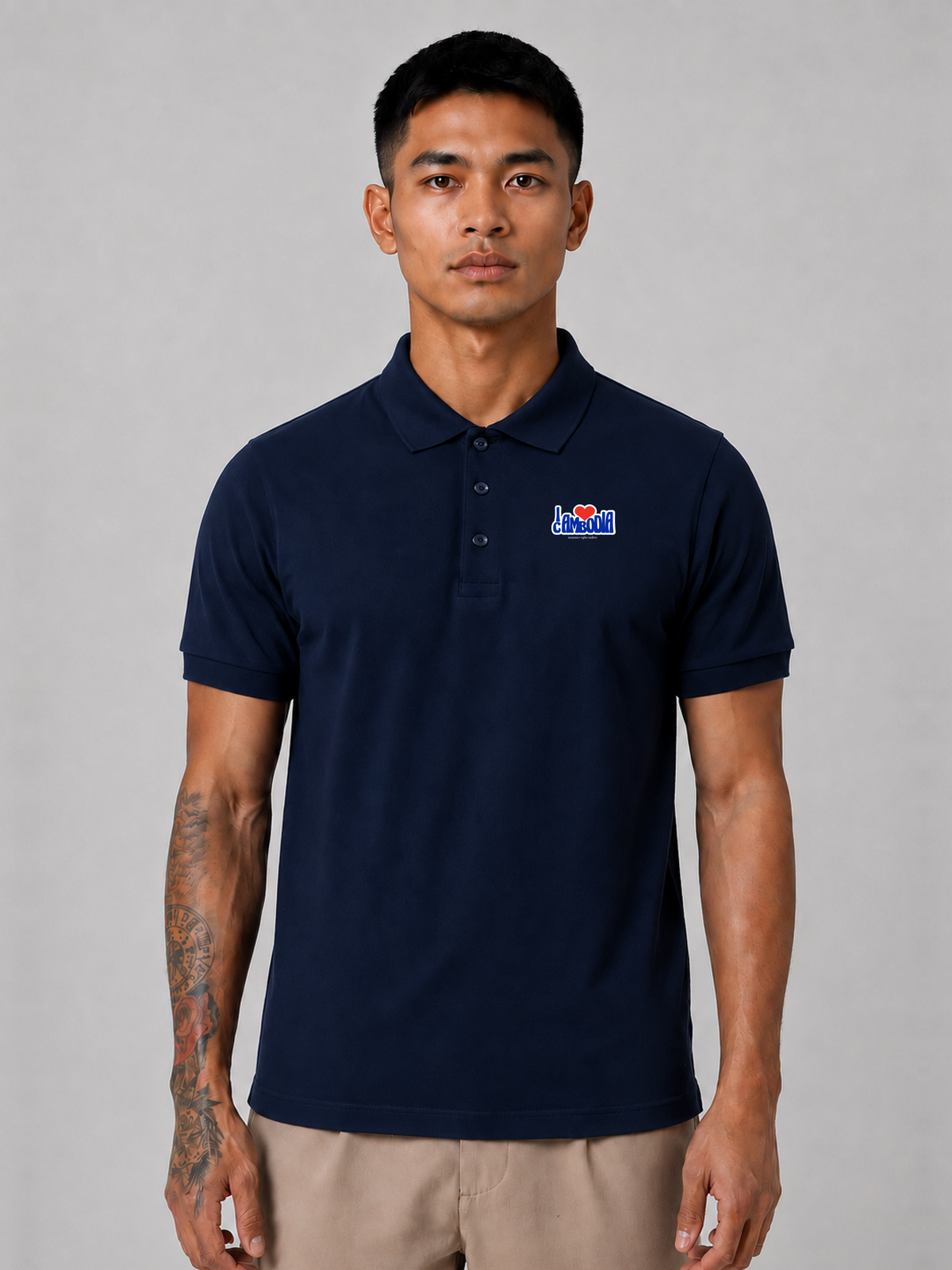 Cambodia Country Pride Polo T-Shirt – Premium Unisex Polo Tee Main image