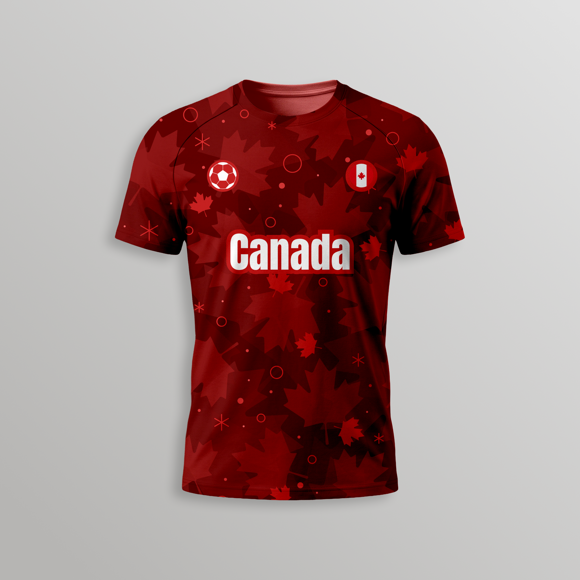 Canada Football T-Shirt - Dry Fit T Shirt Main image