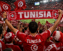 Tunisia Football Stadium Supporter Scarf