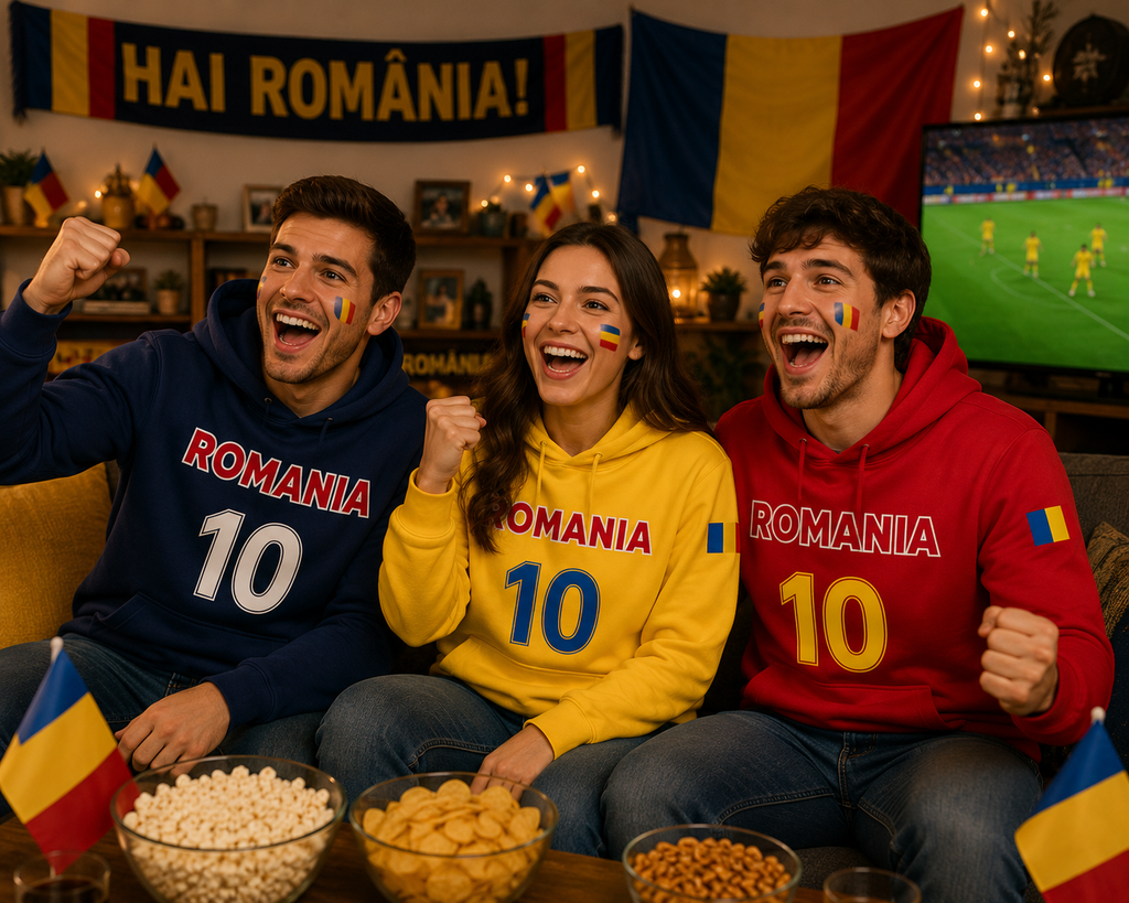 Romania Soccer Fan Hoodie – 2026 Football Sweatshirt