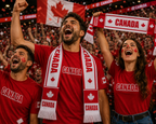 Football World Cup Soccer Fan Fringe Scarf | Canada Football Stadium Supporter Scarf