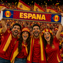 Espana Football Stadium Supporter Scarf