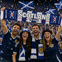 Scotland Football Stadium Supporter Scarf