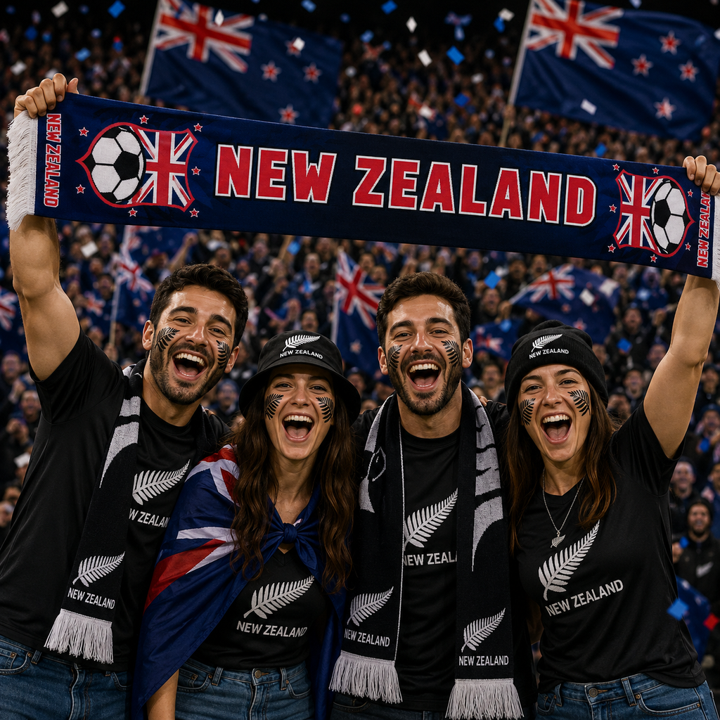 New Zealand Football Stadium Supporter Scarf