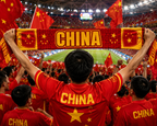 China Football Stadium Supporter Scarf